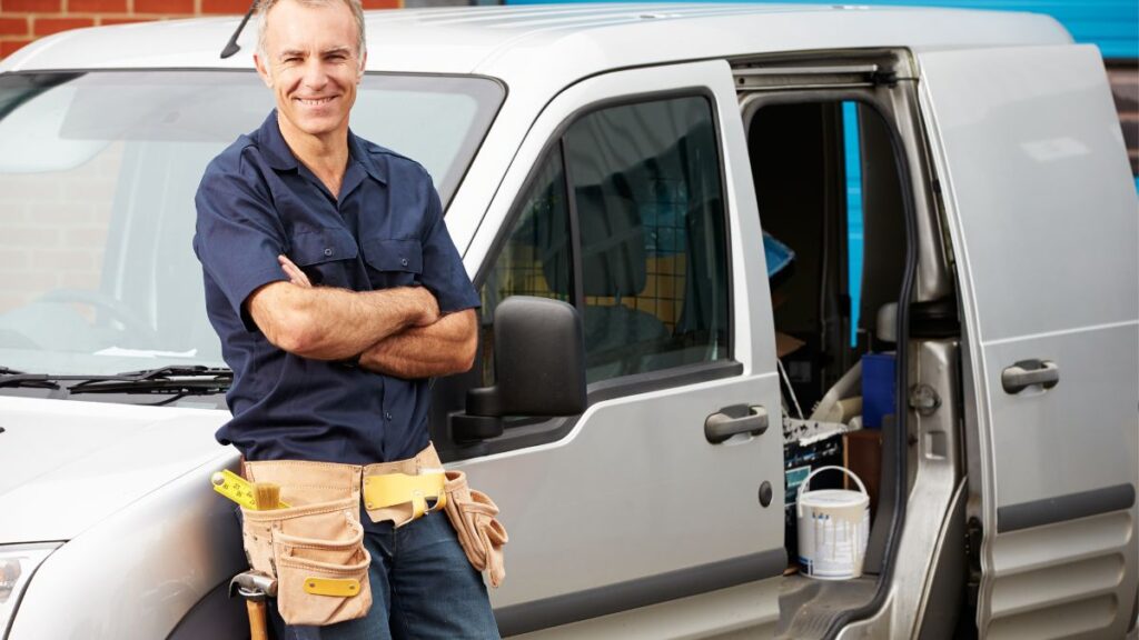 Camion Bleu Bâtisseurs